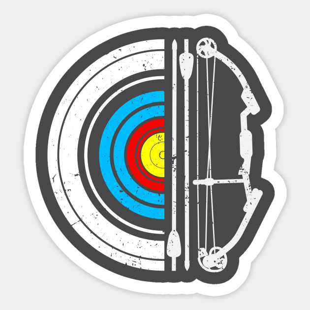 Archery Target & Bow Sticker by Teresa's Store 1